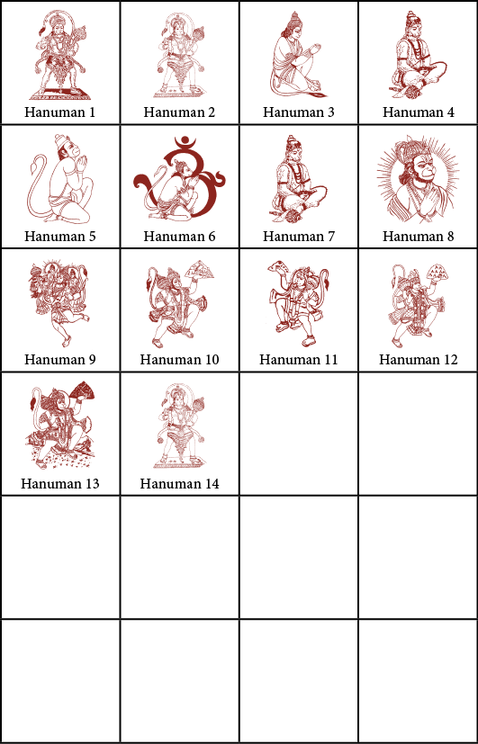 Hanuman Symbols For Indian Wedding Cards - Shadi Card Clipart (531x827), Png Download