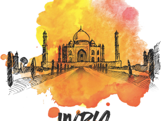 Taj Mahal Logo Clipart (640x480), Png Download