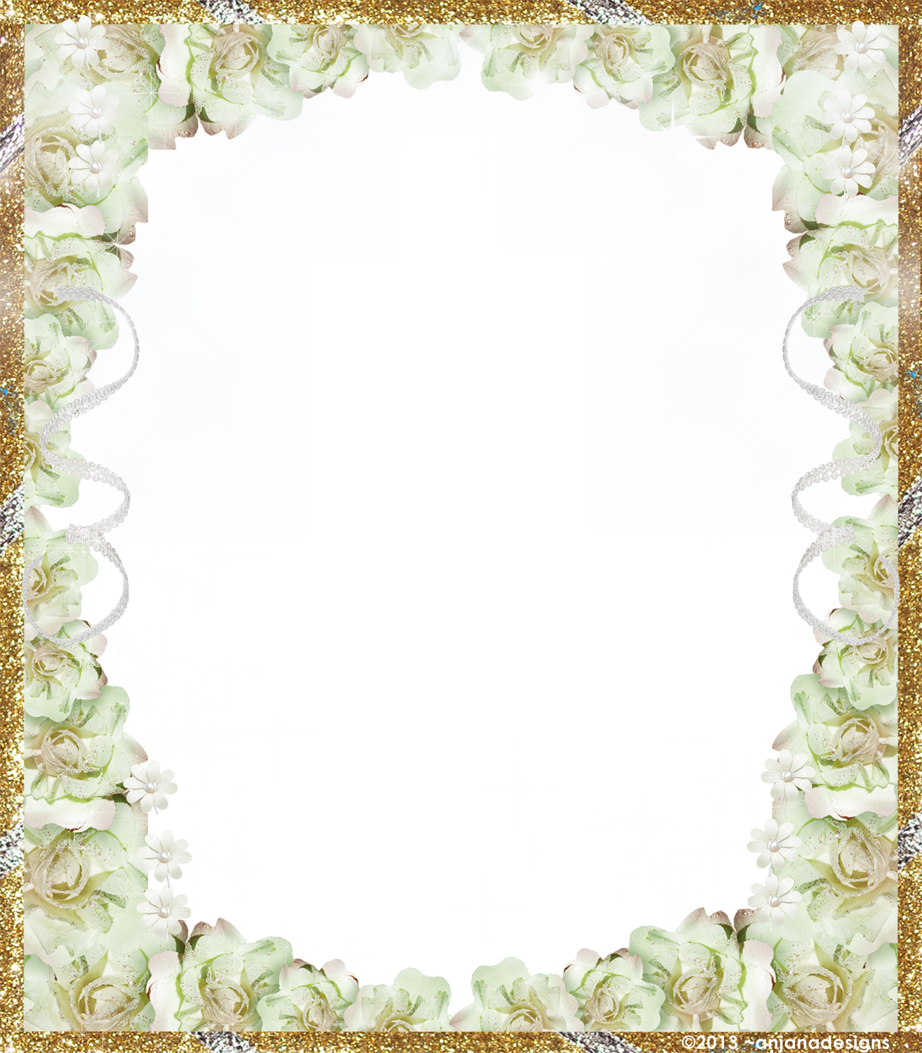 Wedding Frame Best - Floral Design Clipart (1313x1500), Png Download