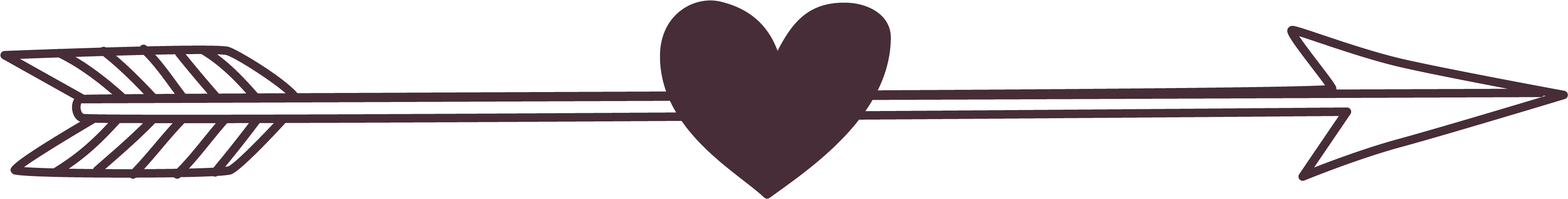 Are Getting Married - Arrow Png For Wedding Clipart (4540x1220), Png Download