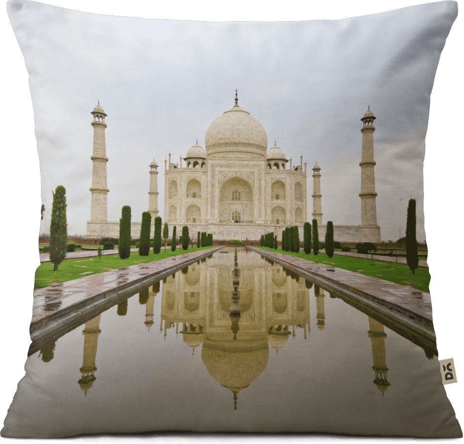 Dailyobjects Taj Mahal 2 12" Cushion Cover Buy Online - Taj Mahal Clipart (940x900), Png Download