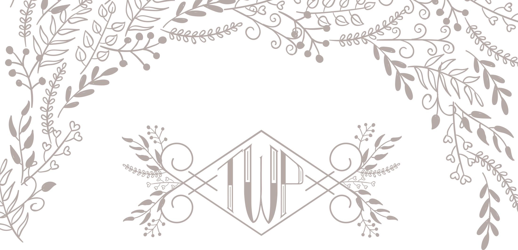 The Wedding Party - Motif Clipart (2200x1063), Png Download