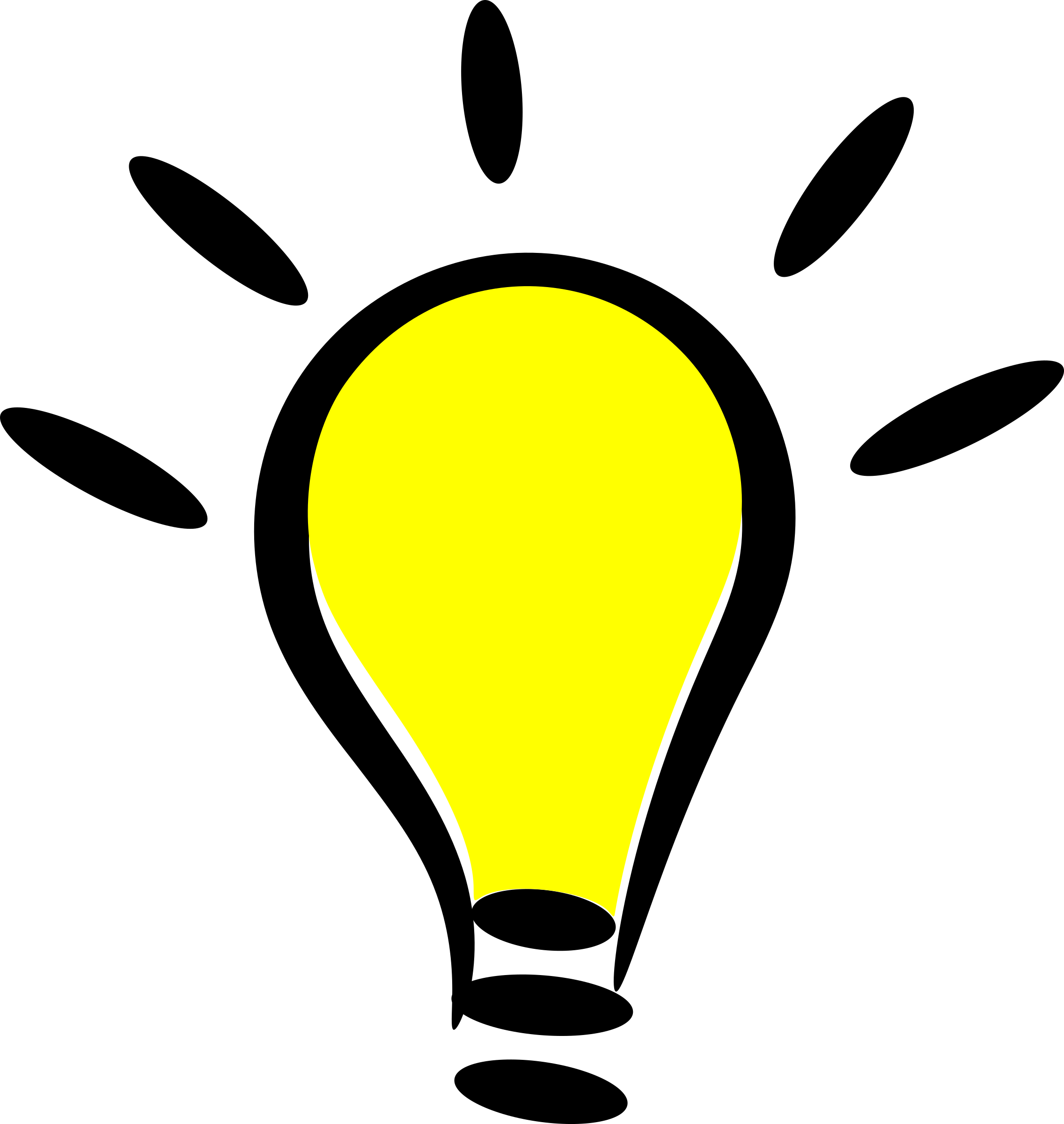 Fantastic Light Bulb Clip Art F - Light Bulb Clip Art Transparent - Png Download (2273x2400), Png Download