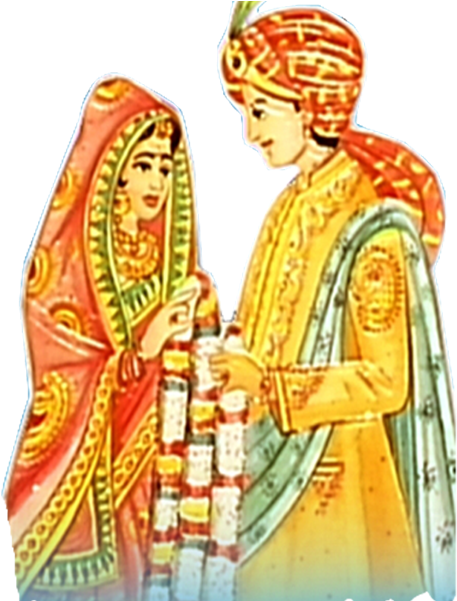 Picture Library Library Wedding Images Png Idea Womantowomangyn - Indian Wedding Clipart Png Transparent Png (650x600), Png Download