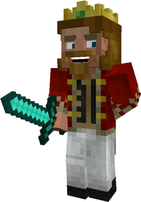 Cgalbmp - Minecraft Fallen Kingdom King Clipart (523x737), Png Download