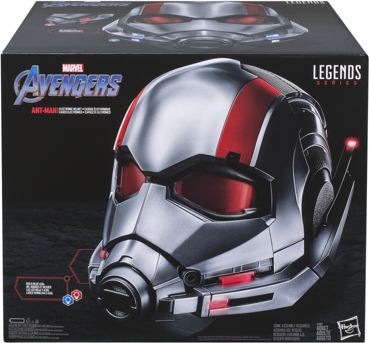 Marvel Legends Series Ant-man Electronic Helmet In - Marvel Legends Ant Man Helmet Clipart (900x900), Png Download