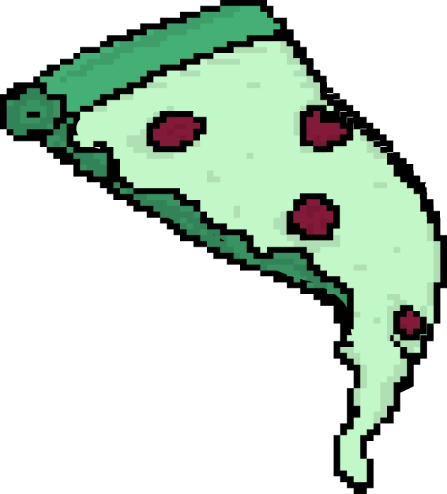 Zombie Pizza Clipart (633x699), Png Download