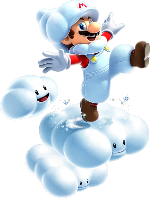 Google Image Result For Http - Super Mario Galaxy 2 Cloud Mario Clipart (500x660), Png Download
