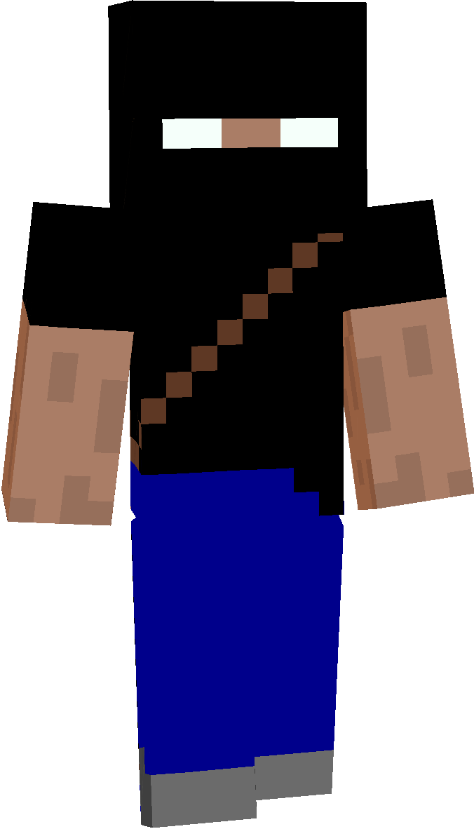 Minecraft Skins Herobrine Download - Graphic Design Clipart (676x1182), Png Download