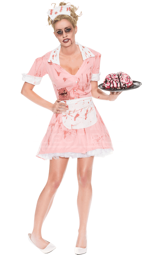 ウェイトレス ハロウィン Clipart (850x850), Png Download