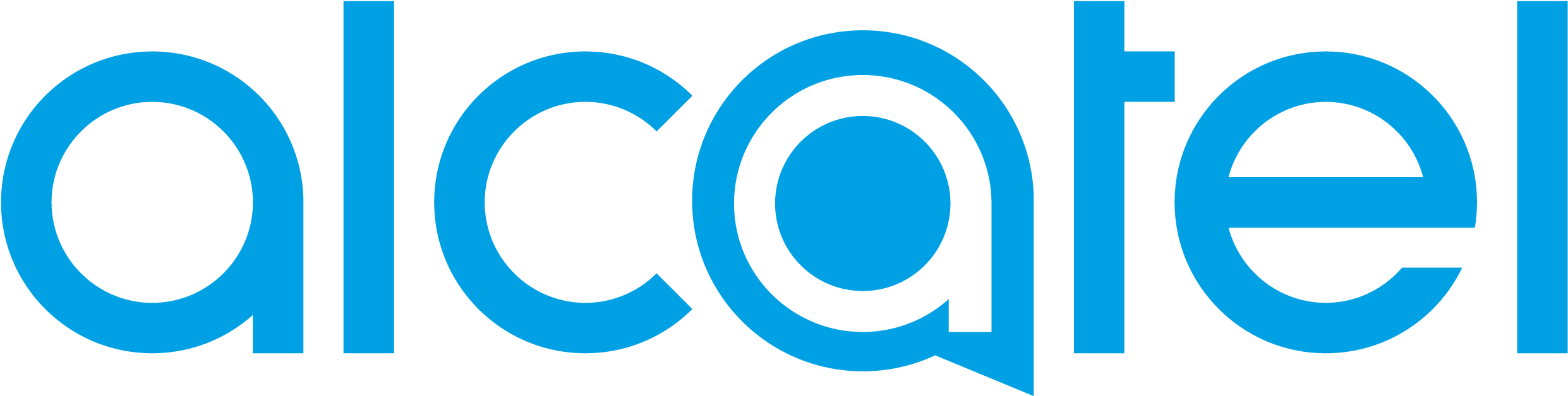 Lenovo Alcatel Congress Mobile Telephone One Logo Clipart - Alcatel Official Logo - Png Download (3508x1294), Png Download