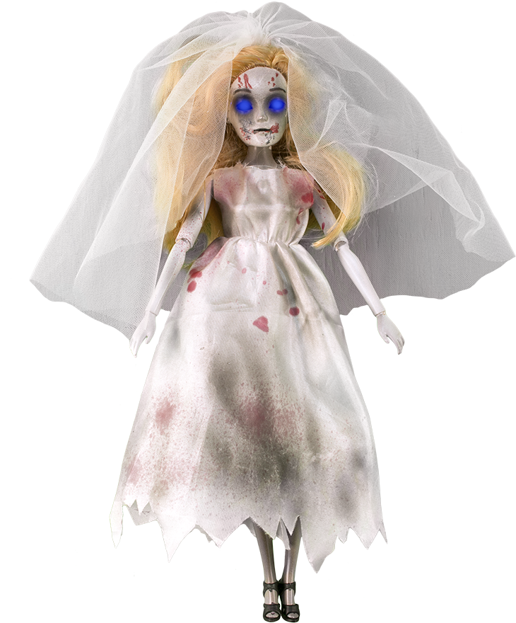 Halloween - Make Zombie Bride Barbie Doll Clipart (1000x1000), Png Download