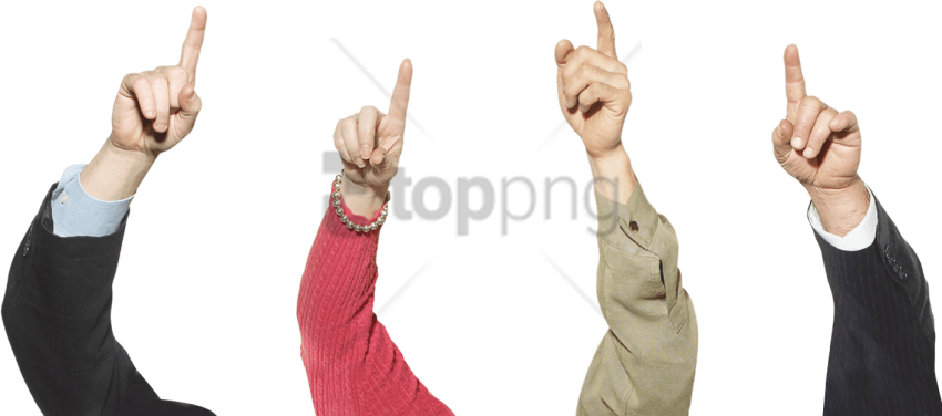 Free Png Download Fingers Pointing Up Png Images Background - Hands Pointing Up Png Clipart (850x376), Png Download