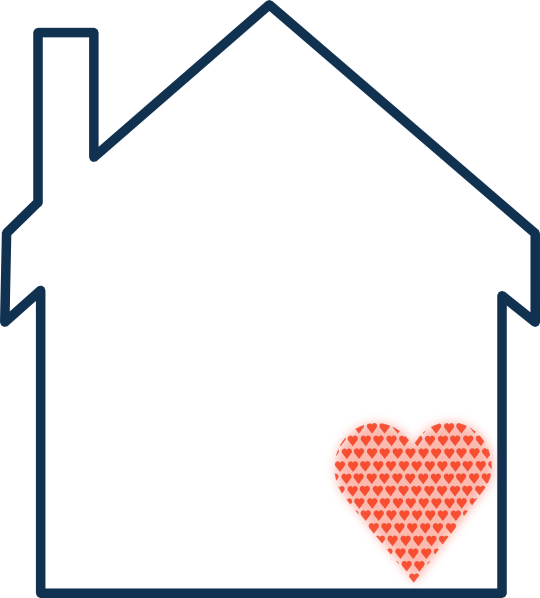 How To Set Use Hearty Home Svg Vector - House Outline Clip Art - Png Download (540x598), Png Download
