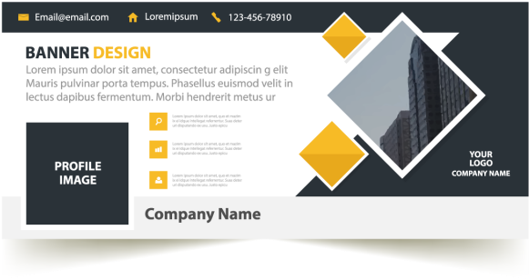 Yellow Corporate Business Banner Eps File - Triangle Clipart (640x640), Png Download