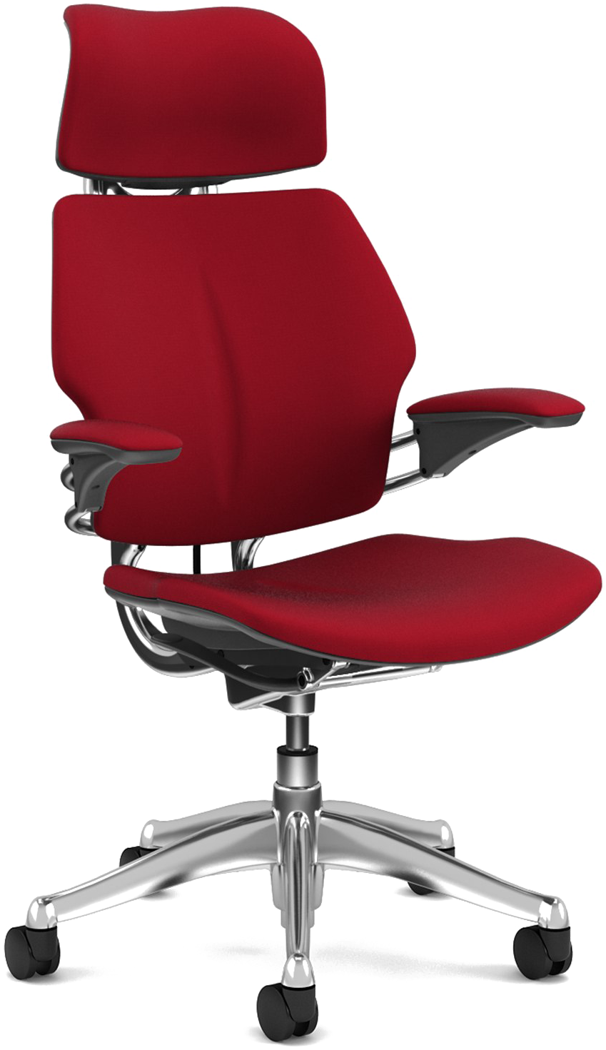 Office Chair Png Transparent Picture - Humanscale Freedom Chair Red Clipart (946x1500), Png Download