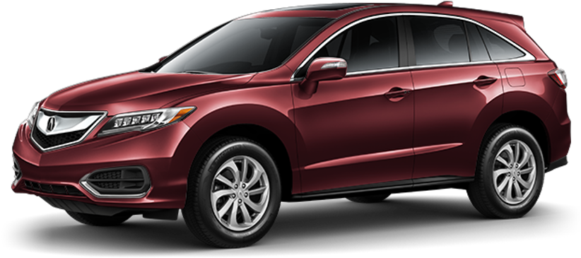 2016 Acura Rdx Profile - 2015 Acura Rdx Red Clipart (1000x433), Png Download