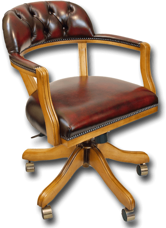Antique Reproduction Court Swivel Desk Chair Thumbnail - Court Chair Png Clipart (800x800), Png Download