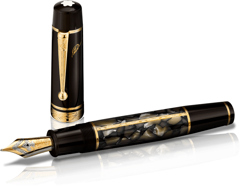 The New Roller Ball Pens Even Became Popular With The - Calligraphy Clipart (1280x720), Png Download