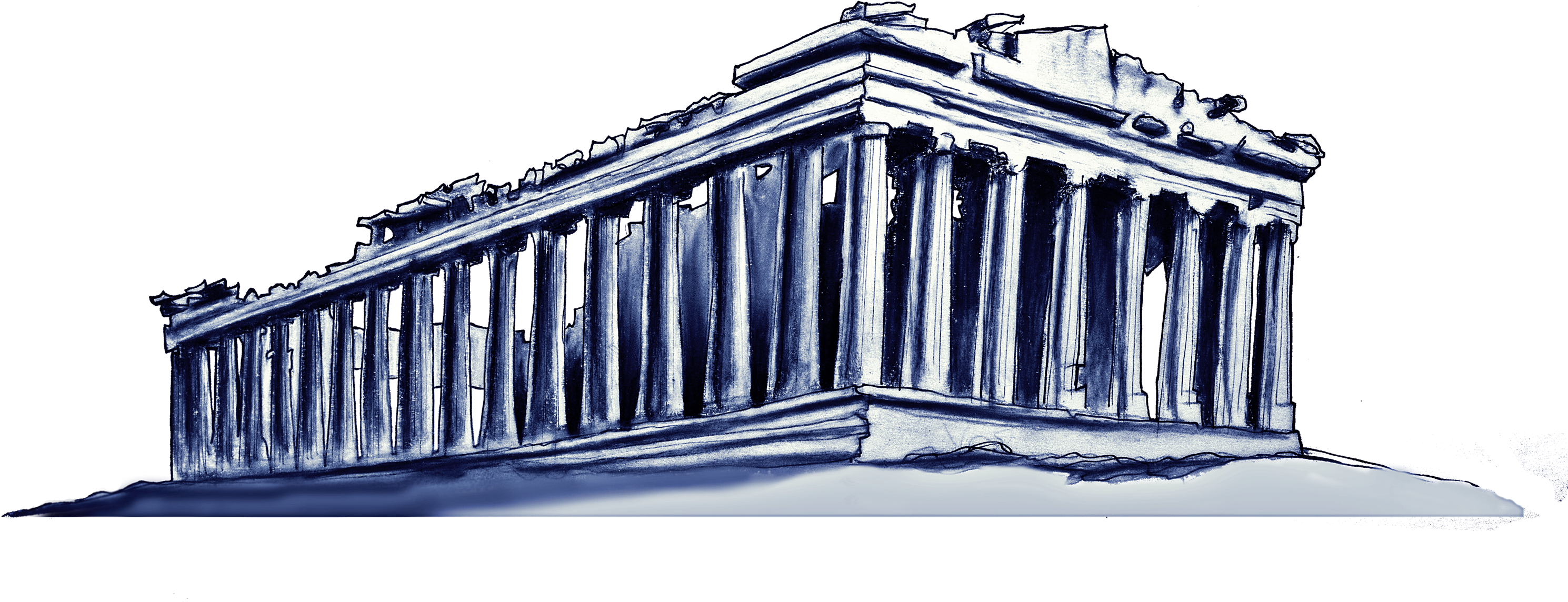 Roman Temple , Png Download Clipart (2979x1144), Png Download