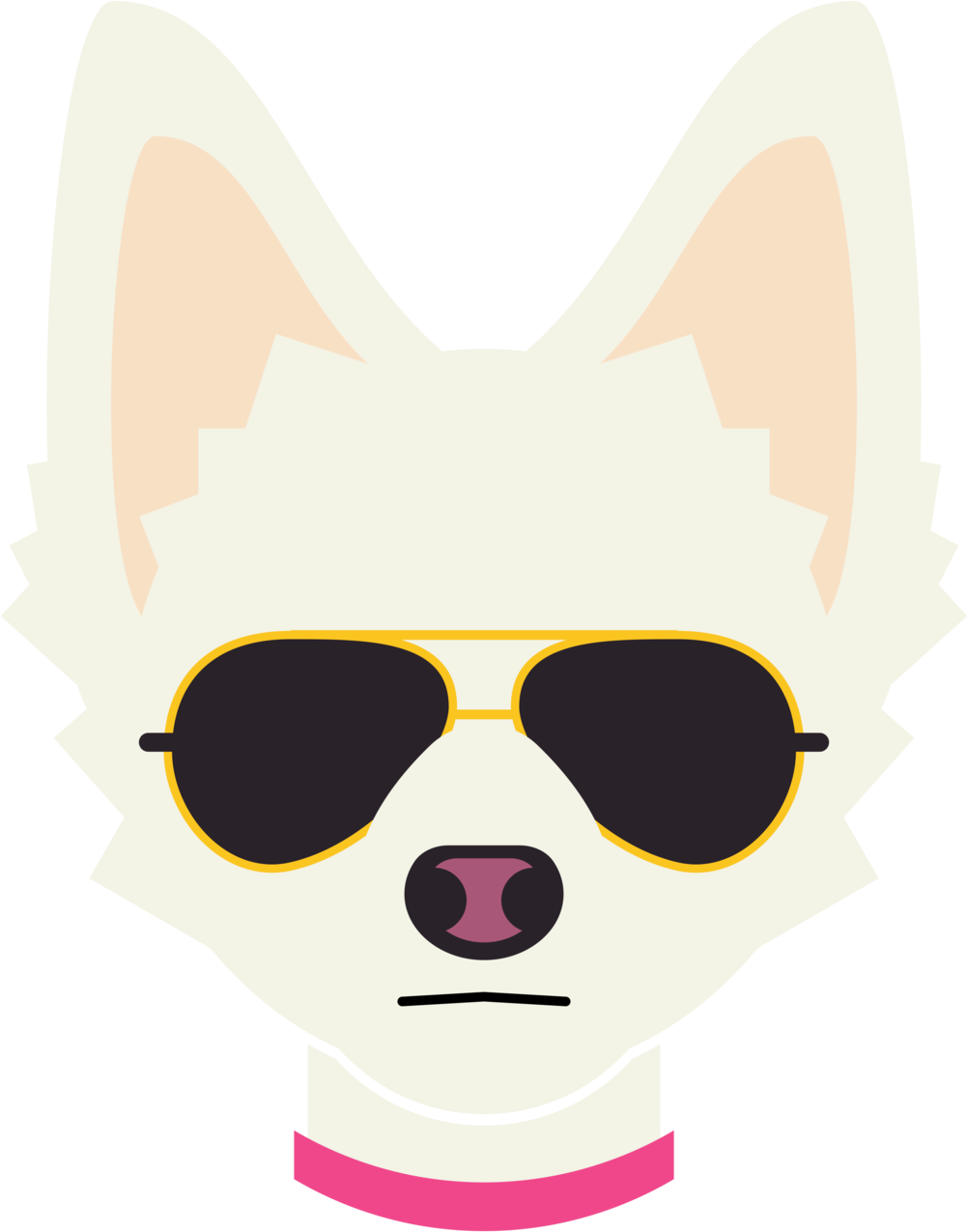 Ella Bean The Dog Jpg Freeuse Library - Illustration Clipart (1000x1291), Png Download