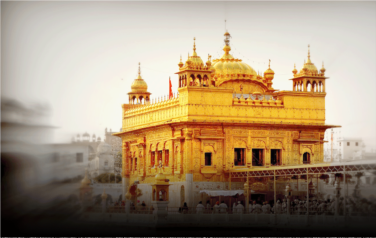 Golden Temple Clipart (1201x887), Png Download