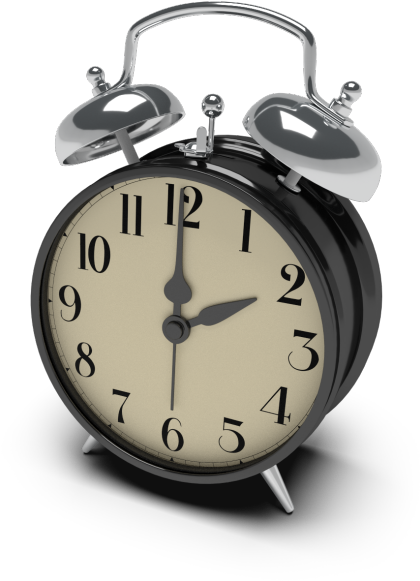 3d Alarm Clock - 3d Alarm Clock Png Clipart (590x590), Png Download