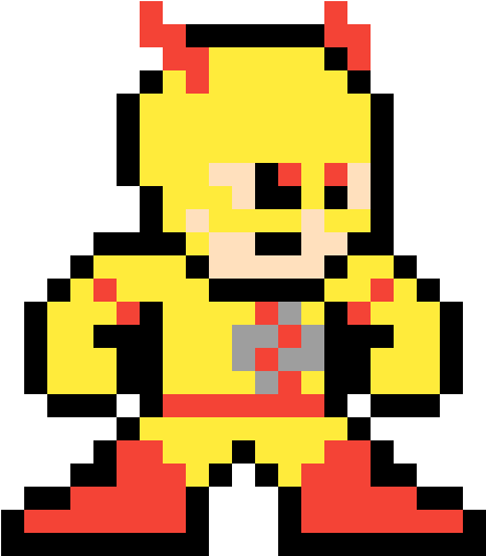 Reverse Flash - Reverse Flash Pixel Art Clipart (1155x1155), Png Download