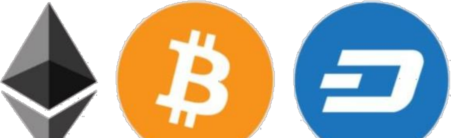 Bitcoin Ethereum Ripple Png Clipart (1600x480), Png Download