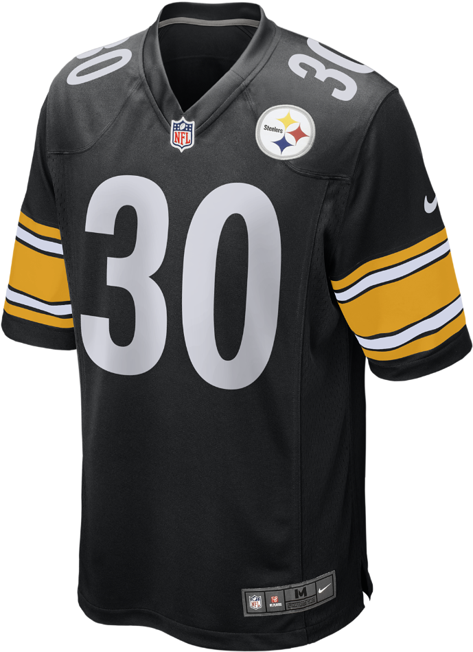 Nike Nfl Pittsburgh Steelers Game Men's Football Jersey - Juju Smith Schuster Jersey Clipart (1000x1000), Png Download