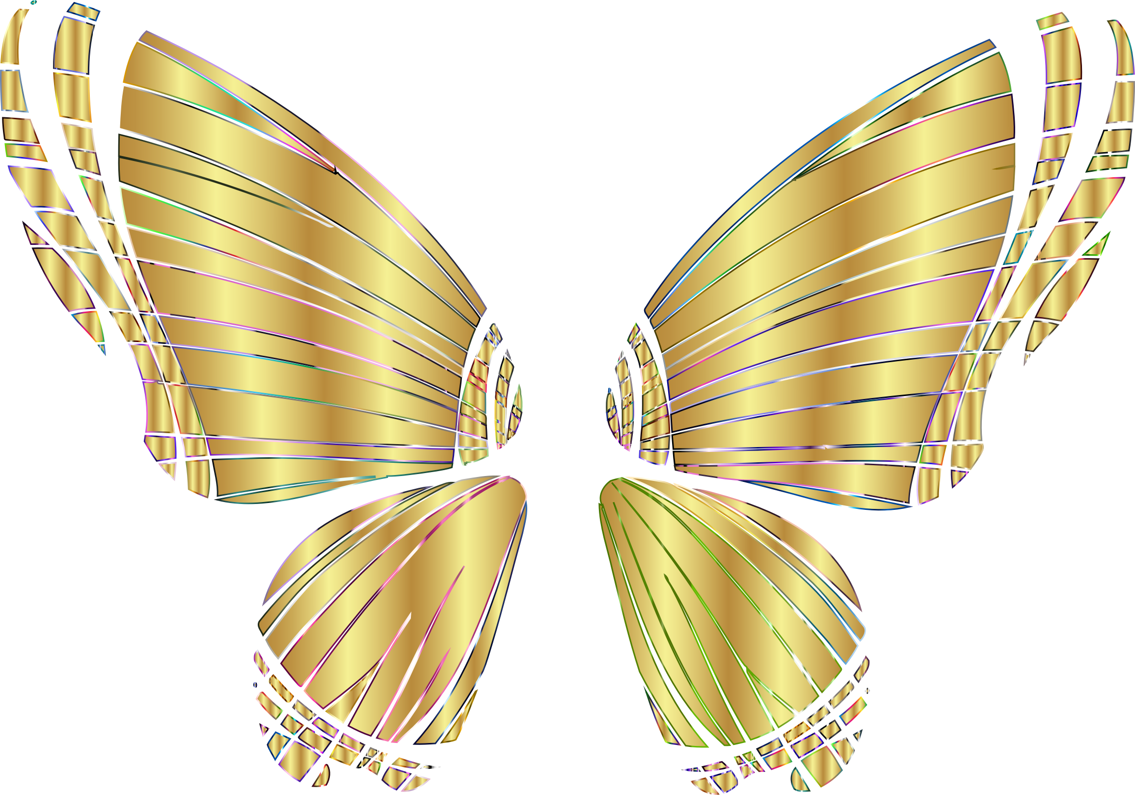 Big Image - Butterfly Wings Transparent Background Png Clipart (2312x1620), Png Download