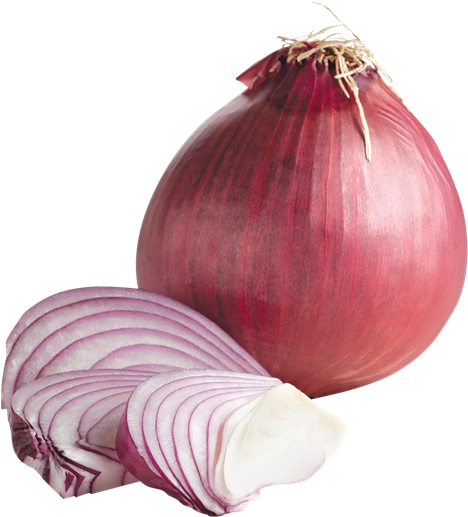 Sweet Red Onions - Red Onion Clipart (544x600), Png Download