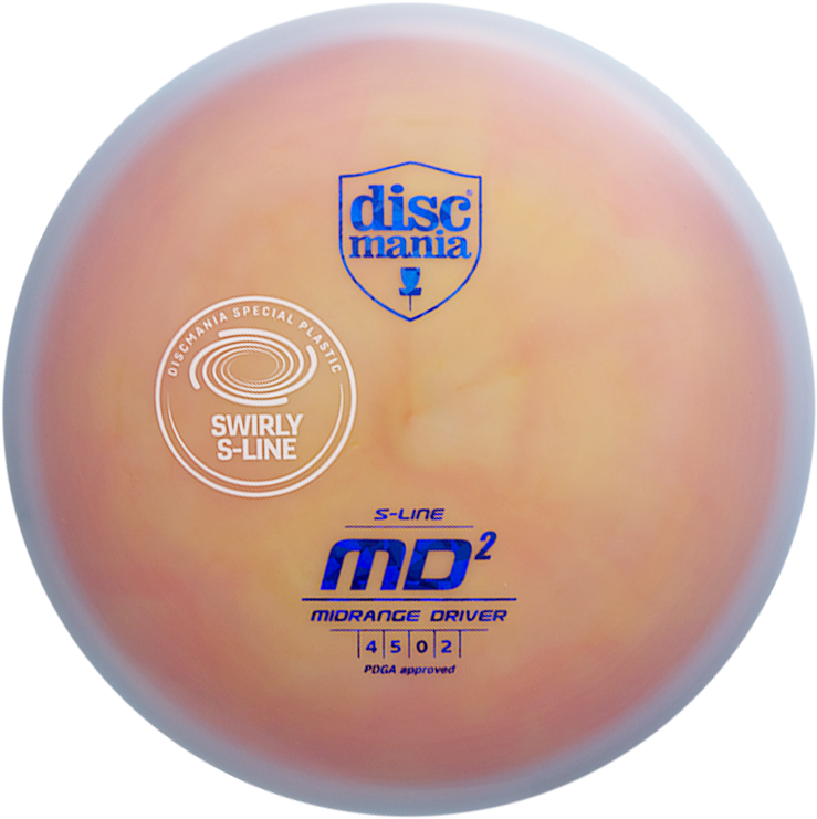 Md2 Swirly S Line - Discmania Clipart (800x800), Png Download