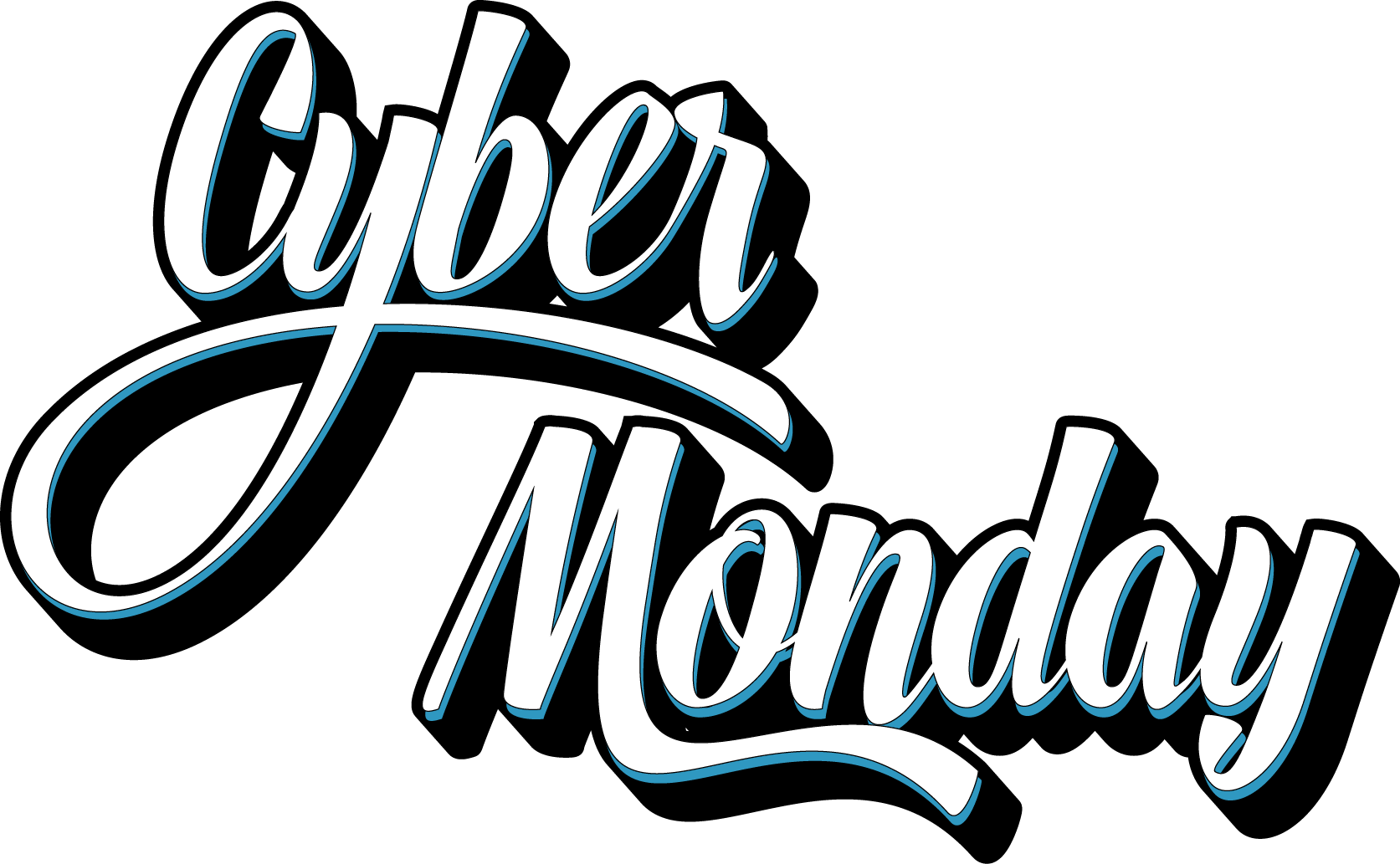 Hostwinds' Cyber Monday Magic - Calligraphy Clipart (1673x1033), Png Download