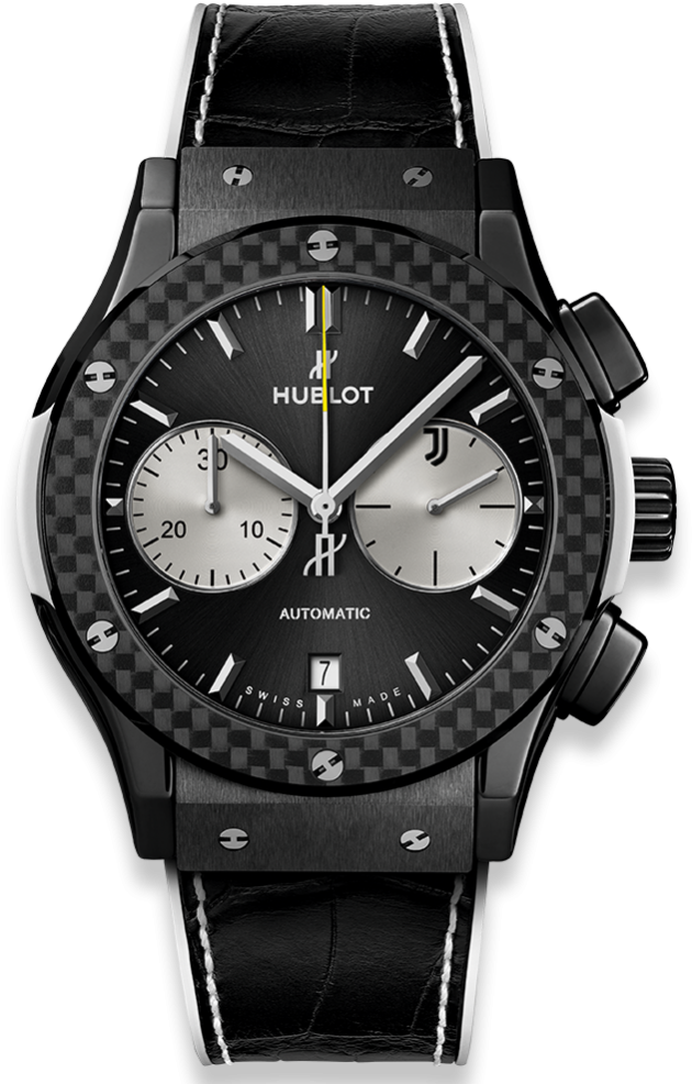 Classic Fusion Chronograph Juventus - Hublot Juventus Clipart (1000x1000), Png Download