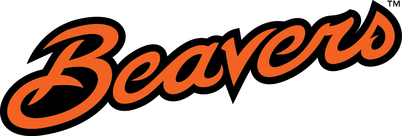 Beavers Script - Osu Beavers Baseball Logo Clipart (1408x479), Png Download