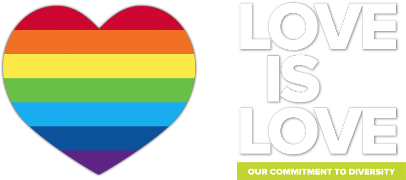 Slide Background Love Is Love - Love Is Love Png Clipart (1000x392), Png Download