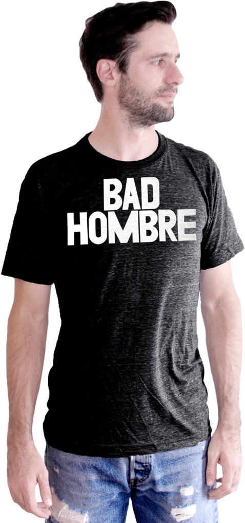 Bad Hombre / Mens Clipart (478x1018), Png Download