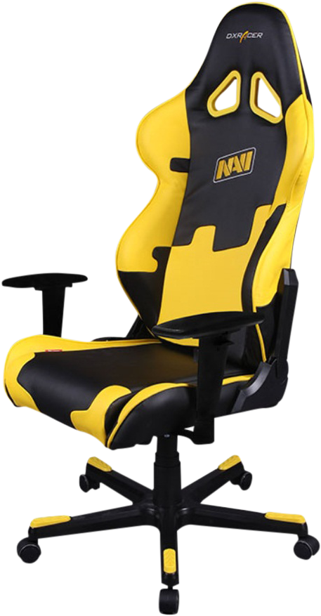 Dxracer Racing Re21/ny/navi Gaming Chair - Akracing Na Vi Clipart (956x956), Png Download
