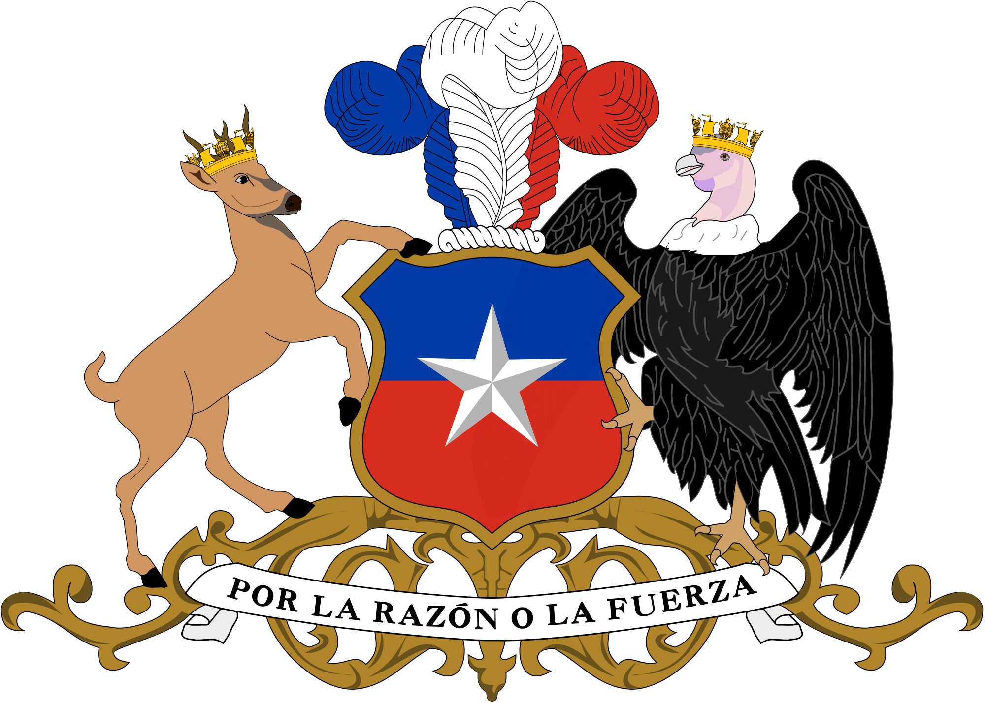 Chile Unga - Chile Coat Of Arms Clipart (2000x1429), Png Download