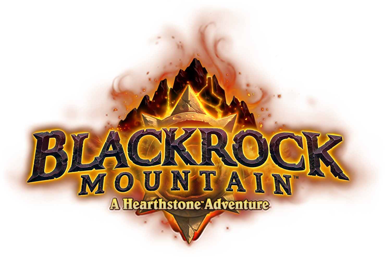 Blackrock Mountain Adventure Artist - Blackrock Mountain: A Hearthstone Adventure Clipart (2000x1120), Png Download