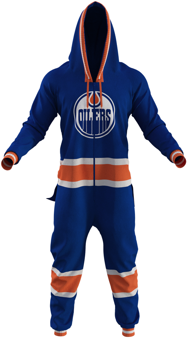 Edmonton Oilers Team Onesie Clipart (608x1094), Png Download