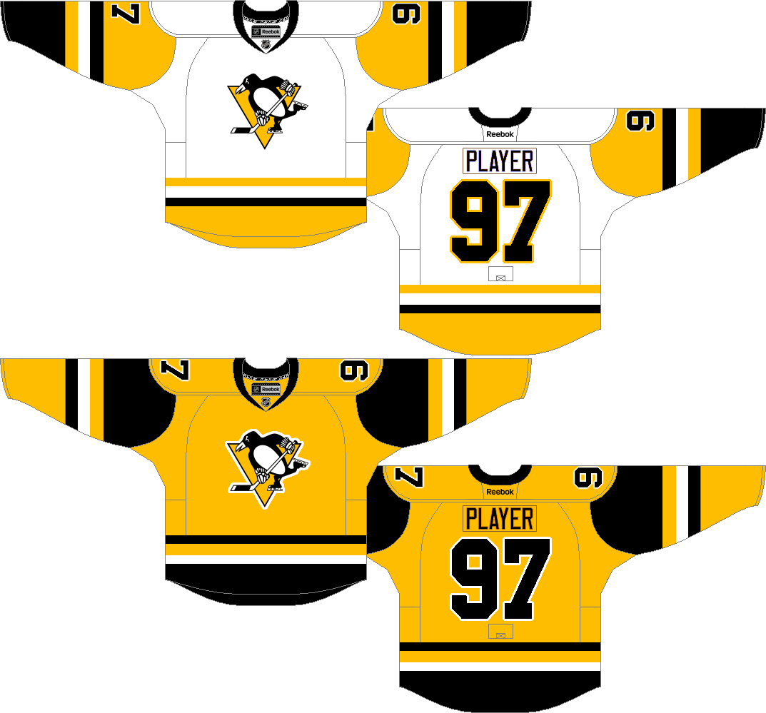 It'll Be Great To See Pittsburgh Gold Back Full Time - Pittsburgh Penguins Uniform Concept Clipart (1073x999), Png Download