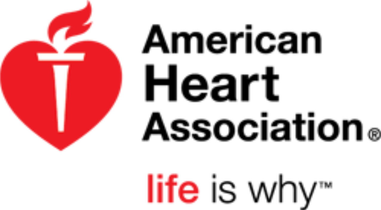 American Heart Association Logo N7 - American Heart Association Clipart (1280x707), Png Download