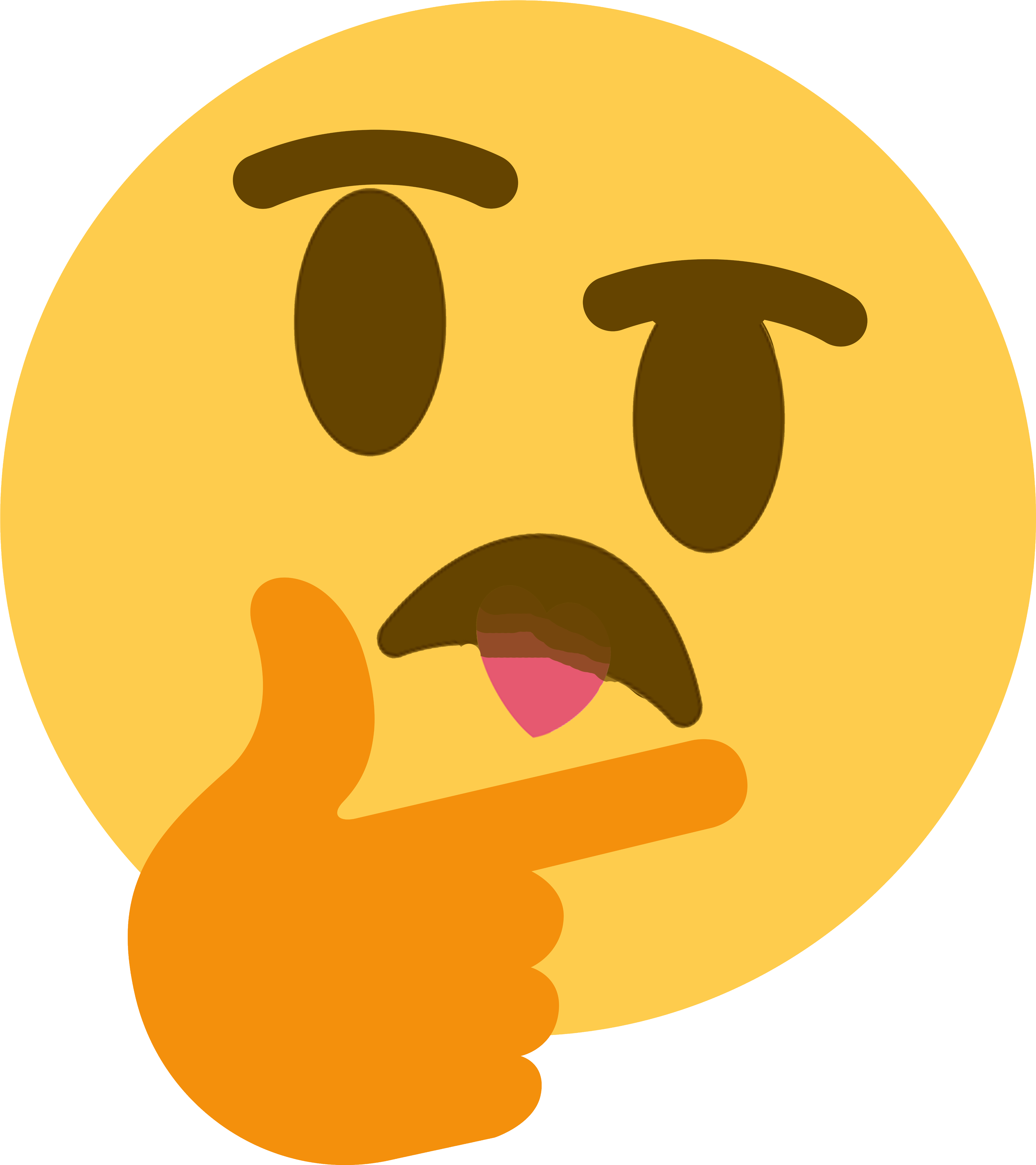 Thonk Discord Emoji Ping Png Thonk Discord - Thinking Discord Clipart (5000x5000), Png Download