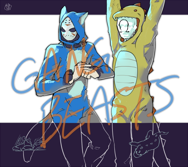 Beasts By Ninetailfoxg Clipart (600x533), Png Download