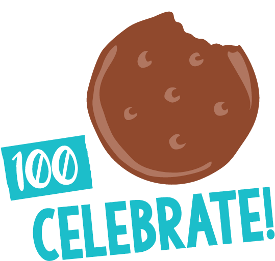 Brownie Clipart Cookie Brownie - Girl Scout Cookie Clipart 100 - Png Download (576x576), Png Download