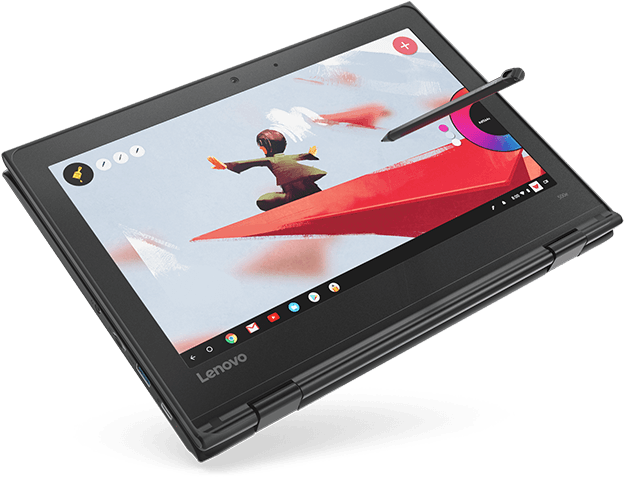 Lenovo 500e Chromebook Clipart (725x515), Png Download