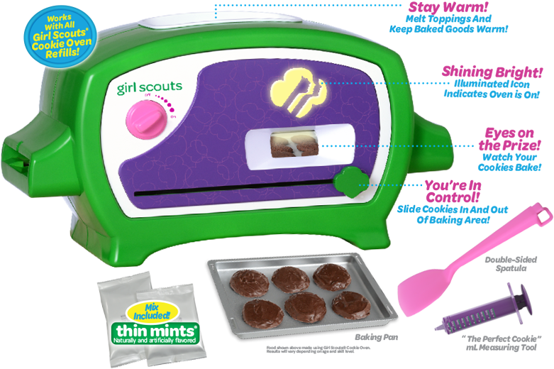 Girl Scouts Cookie Oven Official Website Available Clipart (781x520), Png Download