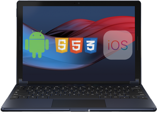Netbook Clipart (1600x479), Png Download